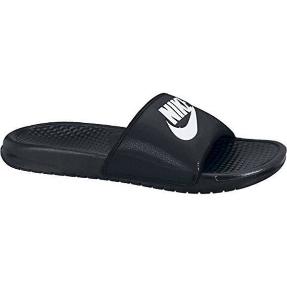 NWT Nike Unisex Benassi JDI Sport Sandal, Black/White, 14 US Men - Picture 1 of 1